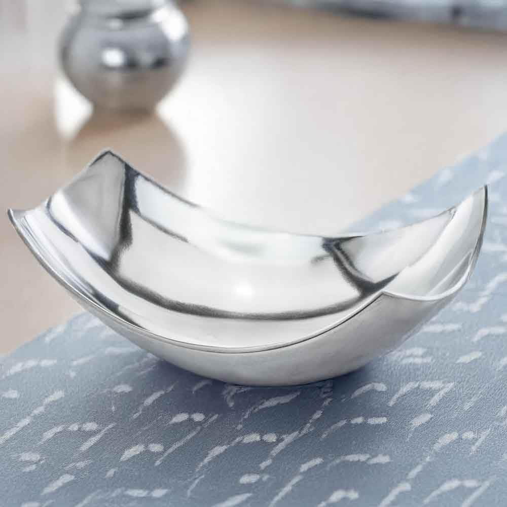 Clear Candy Scoop With Silver Gems - 6.5" Serving Scoop For Parties & Buffets