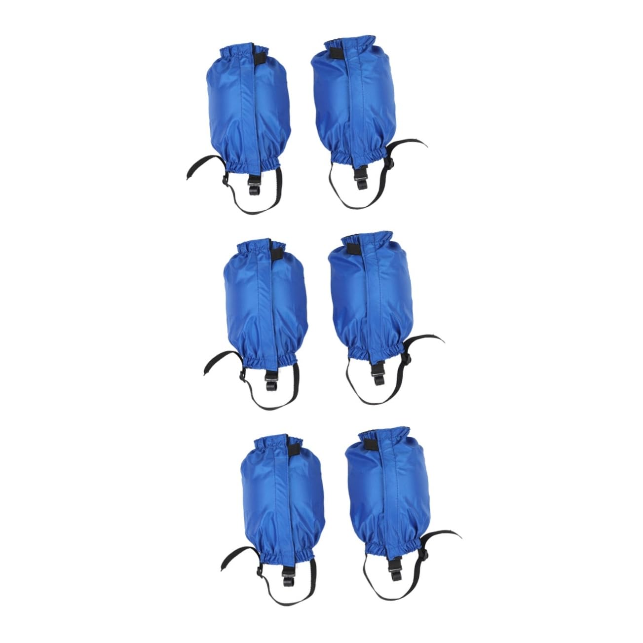 TOYANDONA 3 Paires Guêtres de Randonnée Neige Imperméables et Respirantes Protections Thermiques pour Jambes Accessoires pour Activités Extérieures Bleue