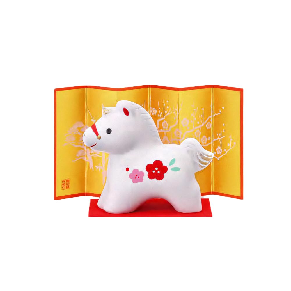 Amazon.co.jp: 【Amazon.co.jp限定】薬師窯 2026年 干支の置物 馬 うま