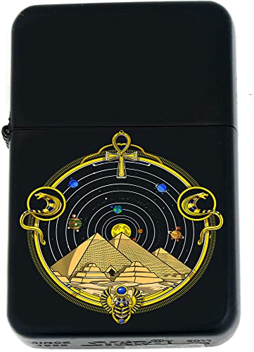 Encendedor Windproof Negro Mate Gifts Infinity miniatura 1