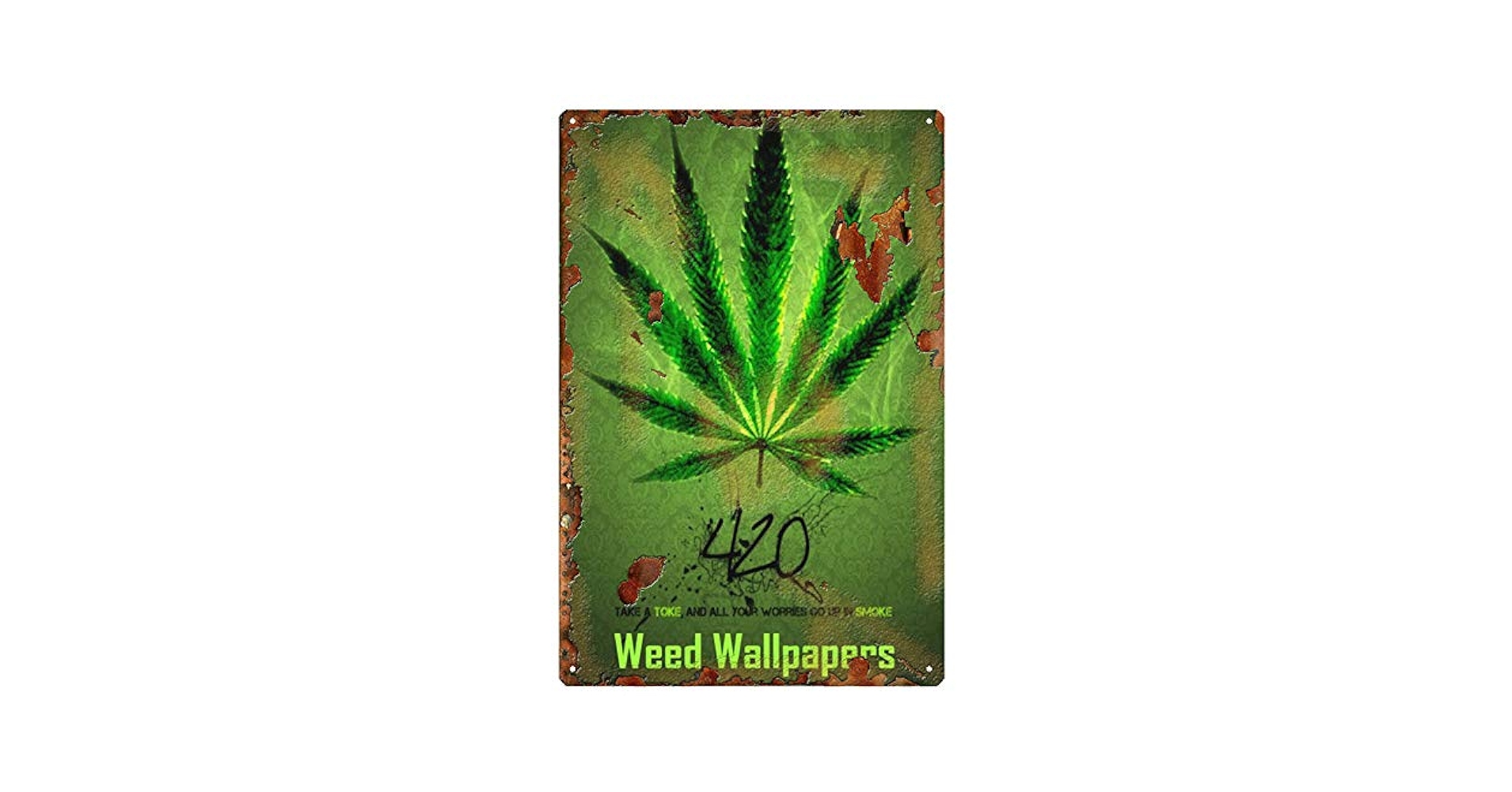 Amazon.co.jp: 420マリファナの葉ポスター大麻雑草鉄絵