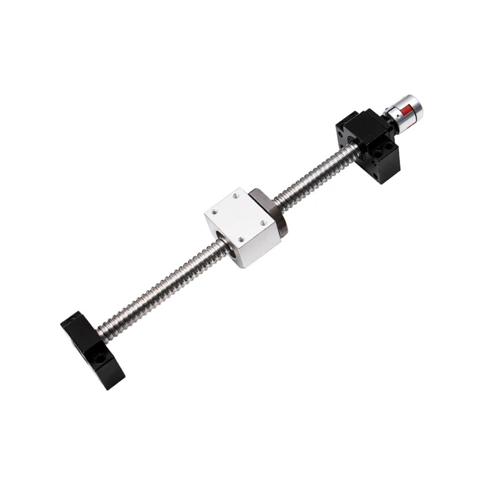 Metal Ball Screw nut Ball Screw Kit SFU1610 C7 Screw End Machined with BKBF12+nut Holder+Coupling for CNC Router(500)