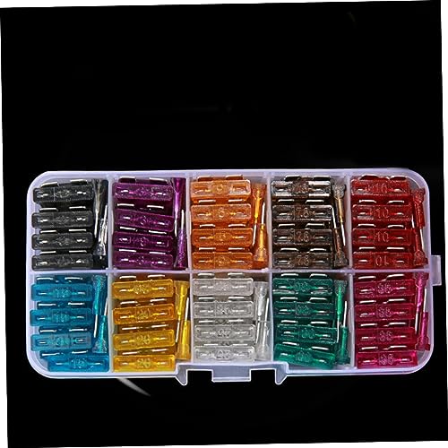 Luxshiny 100 fusibles automotrices para automóviles medianos, protección segura con diversas corrientes, durabilidad confiable miniatura 6