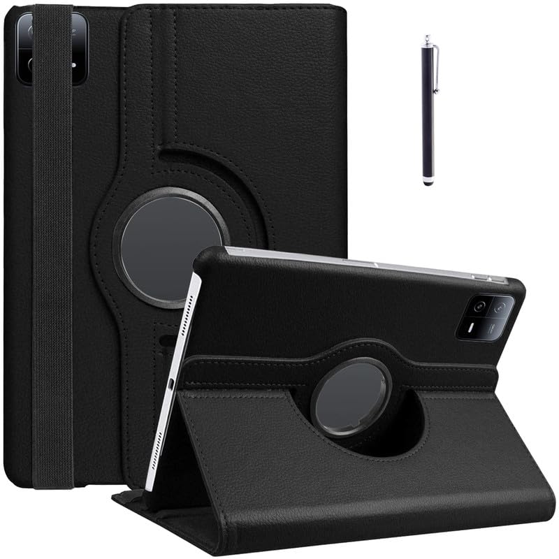 Robustrion Cover for Xiaomi Mi Pad 6 Cover, 360 Rotation Flip Case Cover for Xiaomi Pad 6 11 inch [Support Auto Sleep Wake] - Black (B0CFZV6KQR) Amazon Price History, Amazon Price Tracker