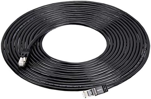Amazon Basics Cat 7 High-Speed Gigabit Ethernet Patch Internet Cable - White, 15 Foot(4.5 m), 1-Pack