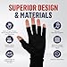 Dr. Arthritis Copper Arthritis Compression Gloves for Women and Men, Carpal Tunnel Gloves, Hand Brace for Arthritis Pain and Support (Large Black)