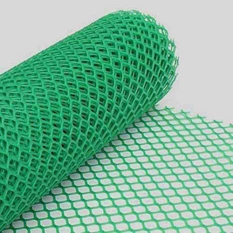 Image of MAHIRA UV Stabilized Virgin HDPE Tree Guard Net Anti Bird Net Garden Fencing Net PVC Virgin HDPE 4 Feet Height X 25 Feet Length Green with 1 Cutter and 50 PVC Tags Tie Locks 4 X 25 FT
