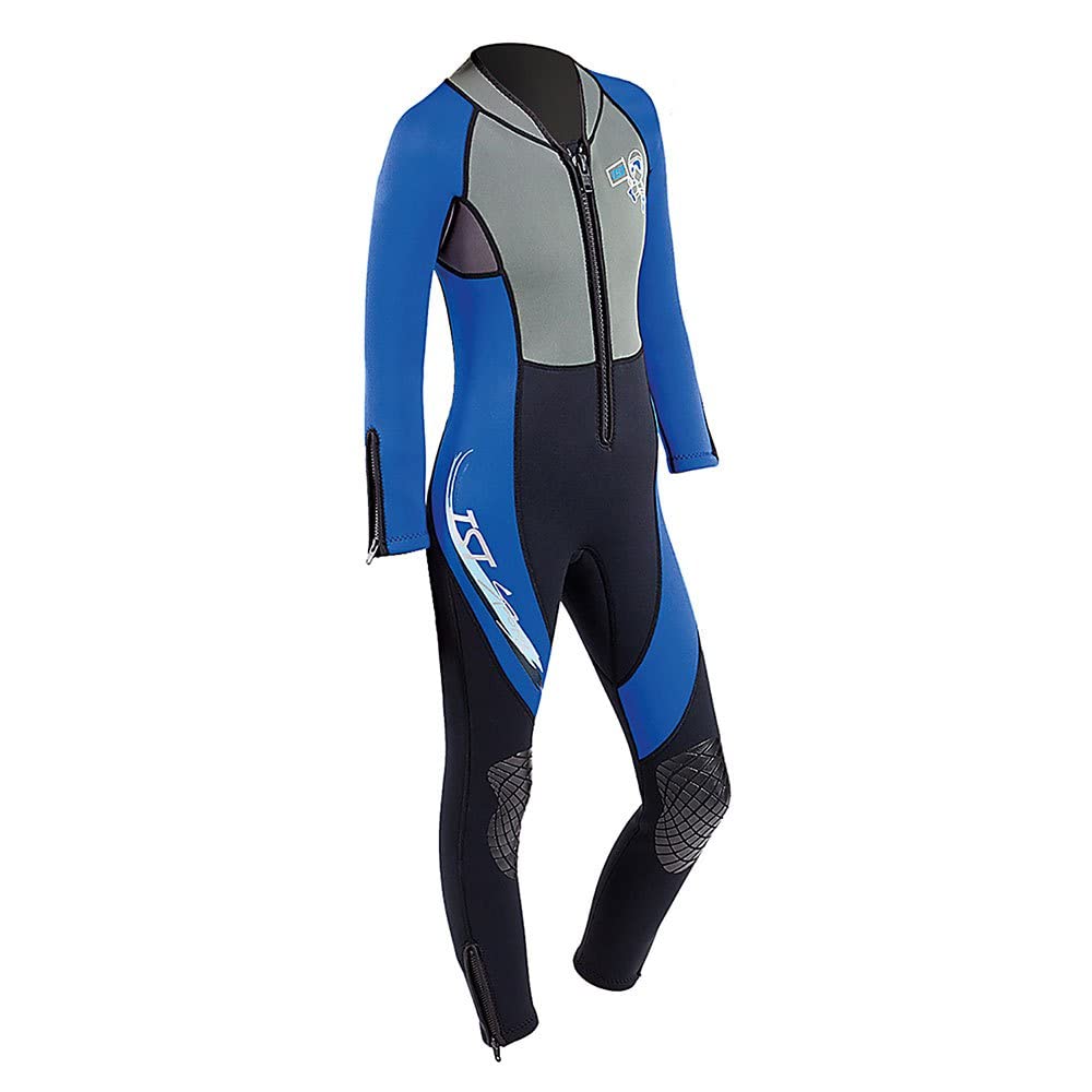 Monopieza Puriguard Kid, 3 Mm, Traje De Buceo Bebé Niños, Negro/azul, 2 Años