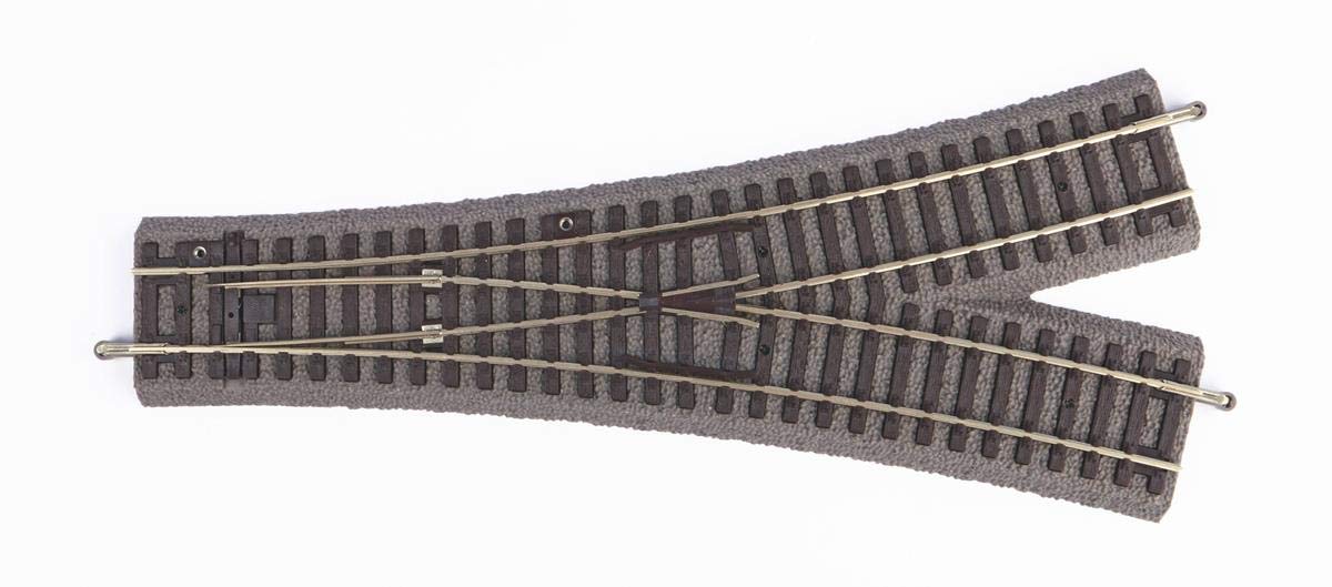 Voie avec lit. Y-Soft WY Piko rail aiguillage ballast modélisme HO