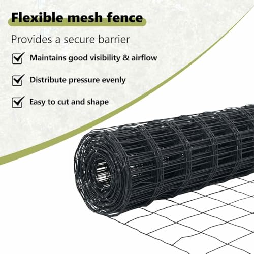 Clôture durable résistante aux intempéries avec poteau gris - 8