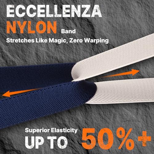 Image of Fullmosa 2-Pack Sport Nylon Strap for Apple Watch 42(S11 /10) 41 40 38mm | Adjustable Breathable Stretch Bands for iWatch SE3 /2 /1 Series 9 /8 /7 /6 /5 /4 /3 /2 /1, Suitable for Men Women