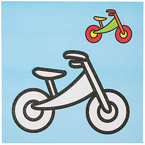 alles-meine.de GmbH Mein Erstes Malen - Malbuch/Malblock - A5 - inkl. Name - einfache Bunte Kinder Motive - extra Dicke… – Bild 8