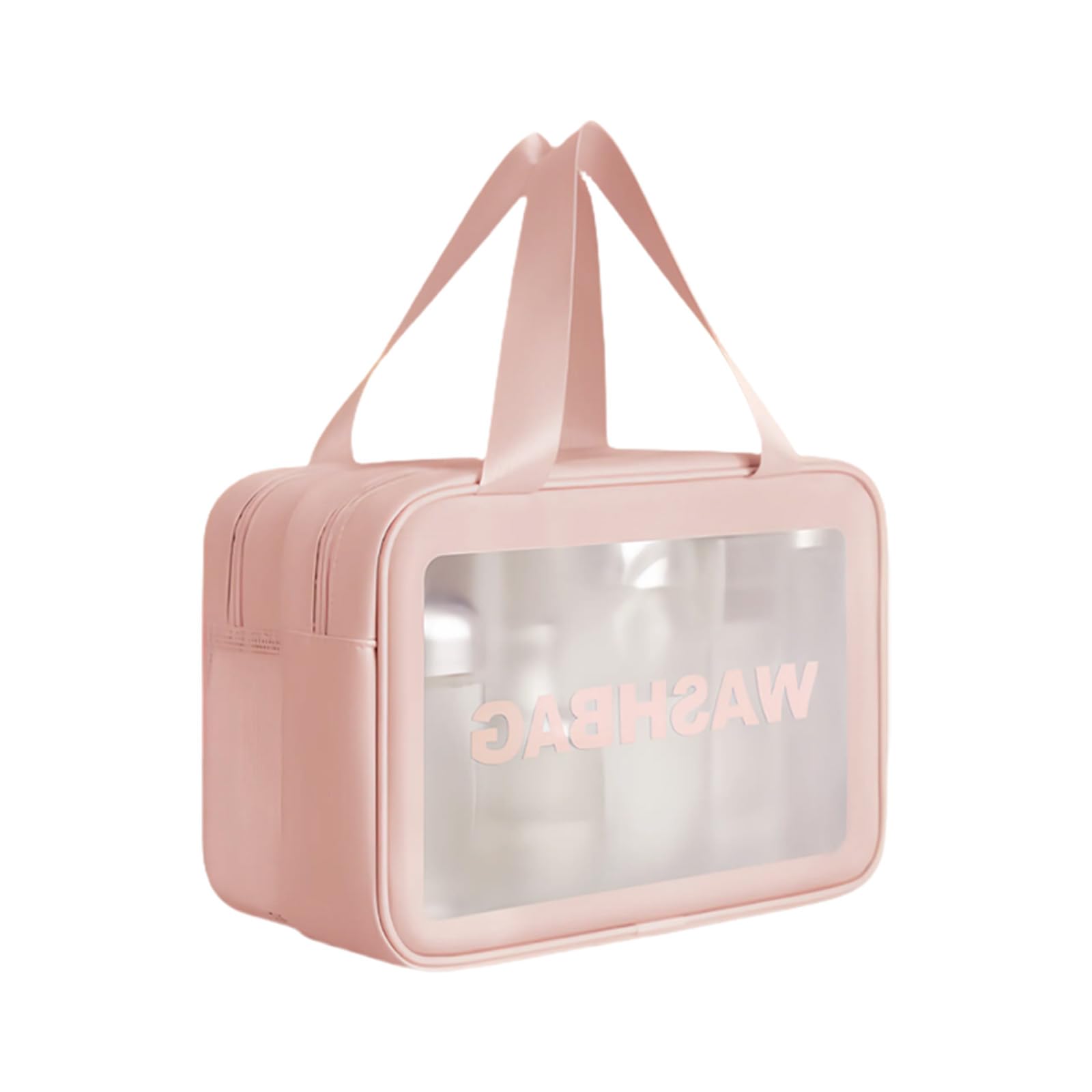 Buxuaaaa Makeup Bag Cosmetic Bag Wash Large Capacity Skincare Storage Clear Toiletry for Women Girls Toiletry Large Capacity Travel Makeup