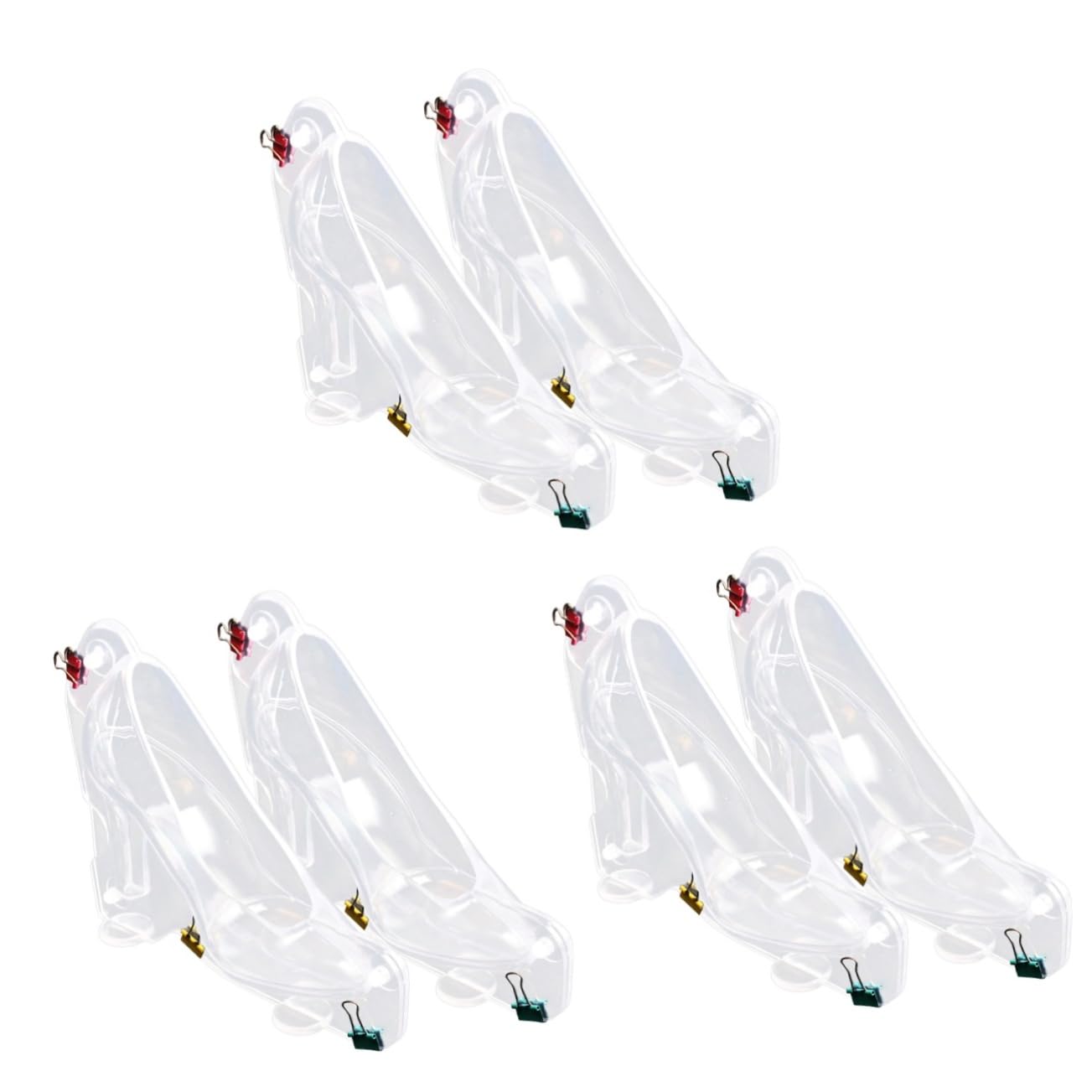TOYANDONA 6stücke Hochwertige Transparente Schokoladenform Für Pralinen Form Von High-heels Wiederverwendbare Kunststoffform Für Süßigkeiten Desserts Und Backen