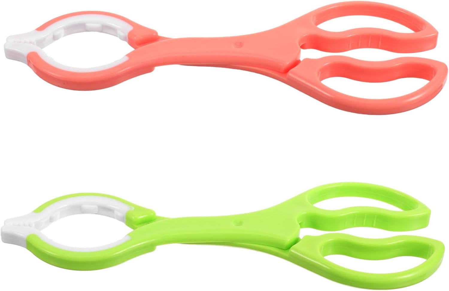 Toddmomy 2pcs Non-slip Scald Bottle Clamp for Breastfeeding Portable Milk Bottle Holder Long Handle and Skid Prevention