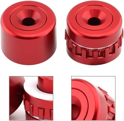 Miniatura 2 de FSFY - Barra de extremo de abrazadera de acelerador con bloqueo de acelerador para BMW F800GT F650GS F900XR, rojo