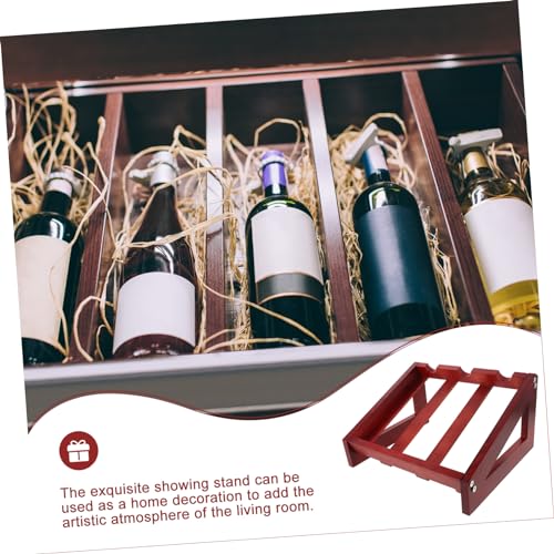 Soporte de Vino de Madera para Botellas Diseño Compacto Elegante miniatura 4