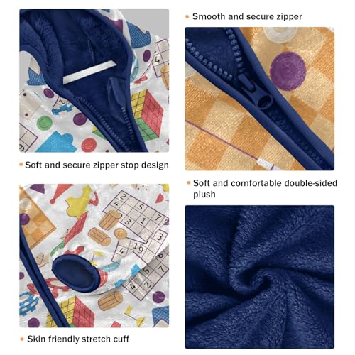 Games Elements Girls Fleece Jacket Girls Fall Jacket Girls Zip Up Hoodie Girls Sherpa Jacket 2-10T3