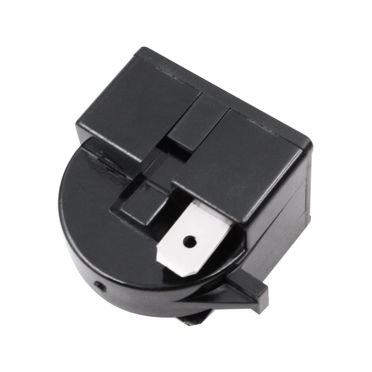Kit 2 Relais Démarrage Compresseur 3 Broches 15 Ohm + 2 Protecteurs Surcharge 1/4 HP Réfrigérateur