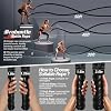 Battle Rope 1/1.26/1.5/2 Inch Diameter,Pink 30FT/40FT/50FT Exercise Workout Ropes for Home Gym Heavy Weighted Training Rope for Working Out