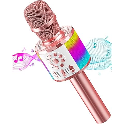Karaoke Mikrofon Kinder, Drahtloses Bluetooth Mikrofon Cover