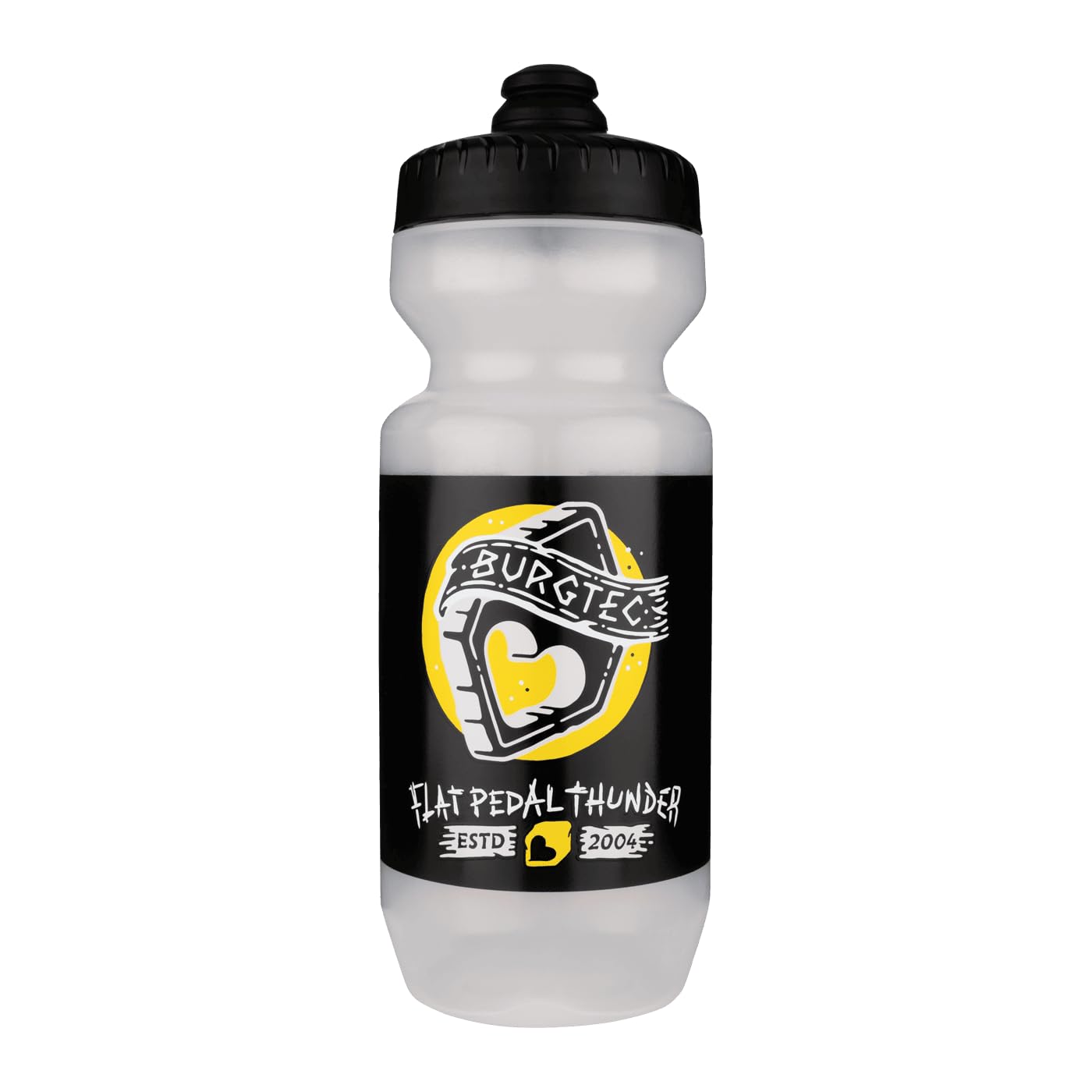 Burgtec Guzzle 650ml Cycling Water Bottle - Flat Pedal Thunder