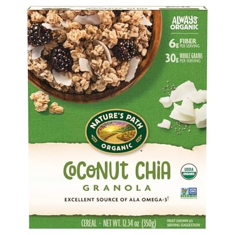 Nature's Path Organic Coconut Chia Granola Cover