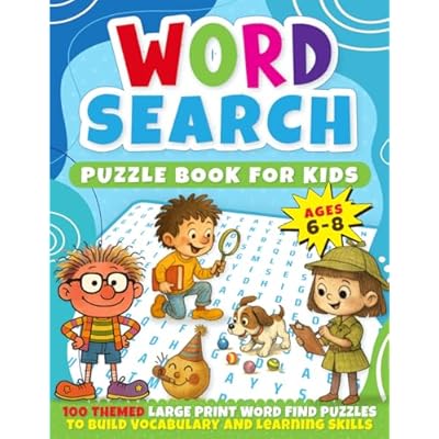 Word Search Puzzle Book for Kids