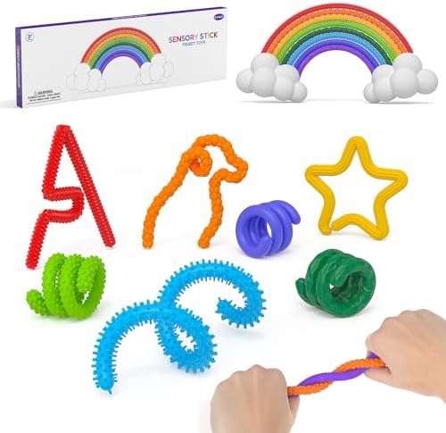 Pack de 8 Fidget Toys Sensoriales, Juguetes Sensoriales Texturiza...