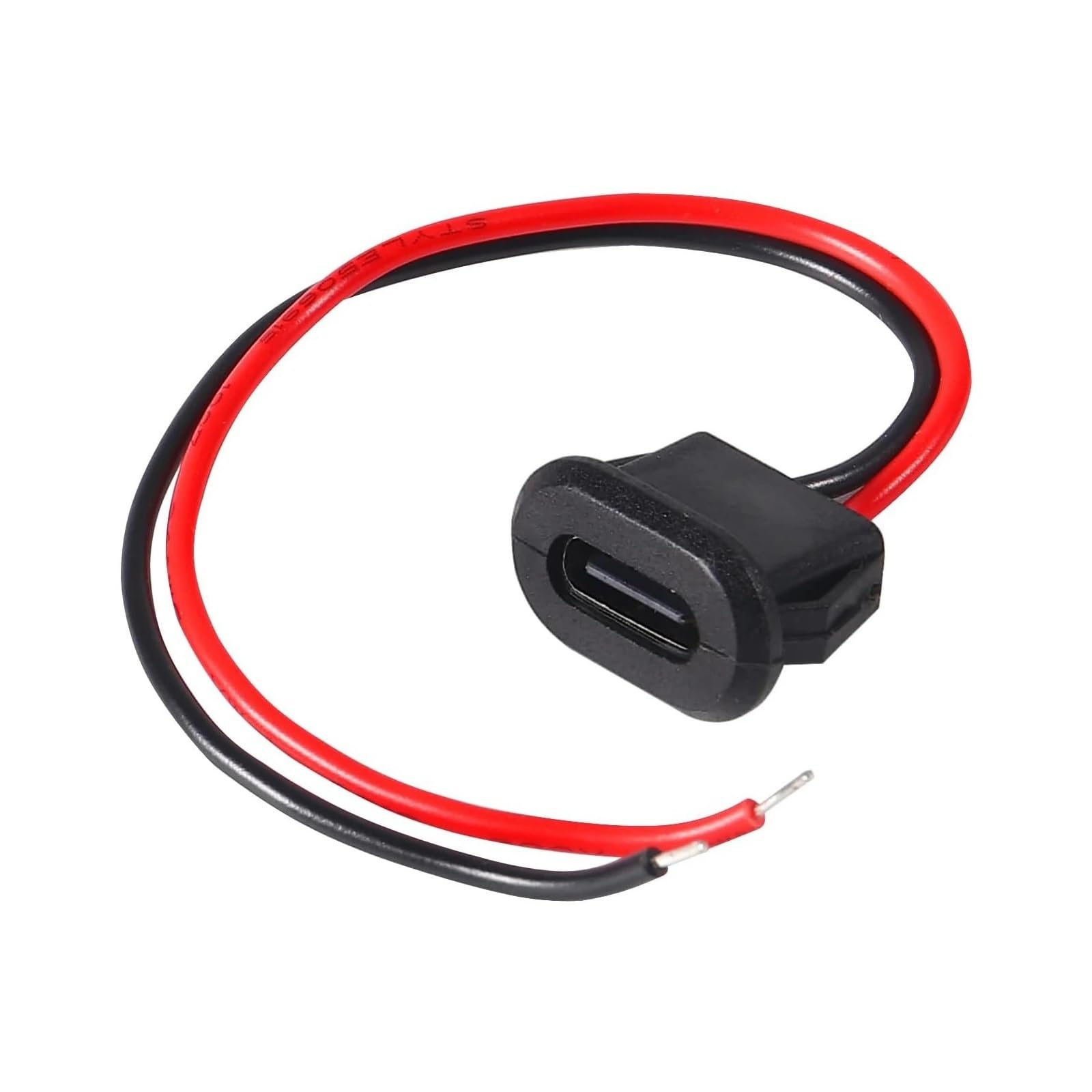 Złącze USB C żeńskie gniazdo do ładowania, 5 sztuk (10 szt. białe)