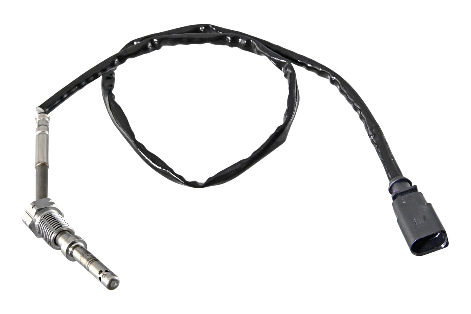 Sensor, temp. gas escape - 2polos - atornillado - Cable: 606mm