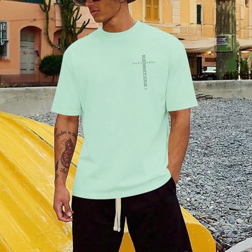 Image of Christian Shirts for Men Vintage Religious Cross Bible Verse T-Shirt Jesus Faith Tshirt Inspirational Graphic Tees
