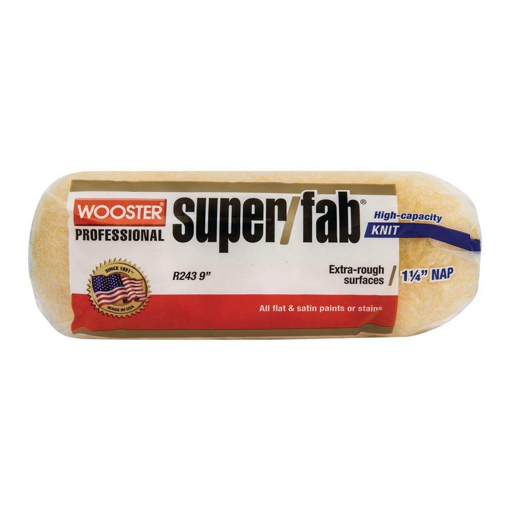 Wooster Brush Wooster Super/Fab 9" Paint Roller Sleeve 1.25" Nap