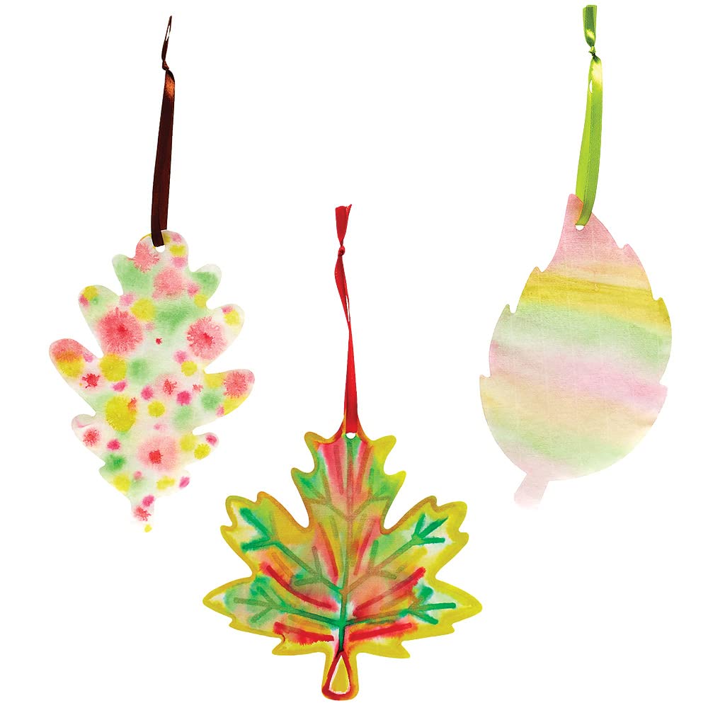 Baker Ross Farb-Streuende Schneeflocken, 30 Stück – Bastelpapier Für Kreative Kinderkunst, 18 Cm