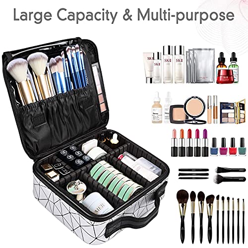 Amzeeniu Kosmetiktasche Portable Make-up-Tasche Große Kapazität Wasserdicht Schminktasche Reise Kosmetik Tasche… – Bild 5