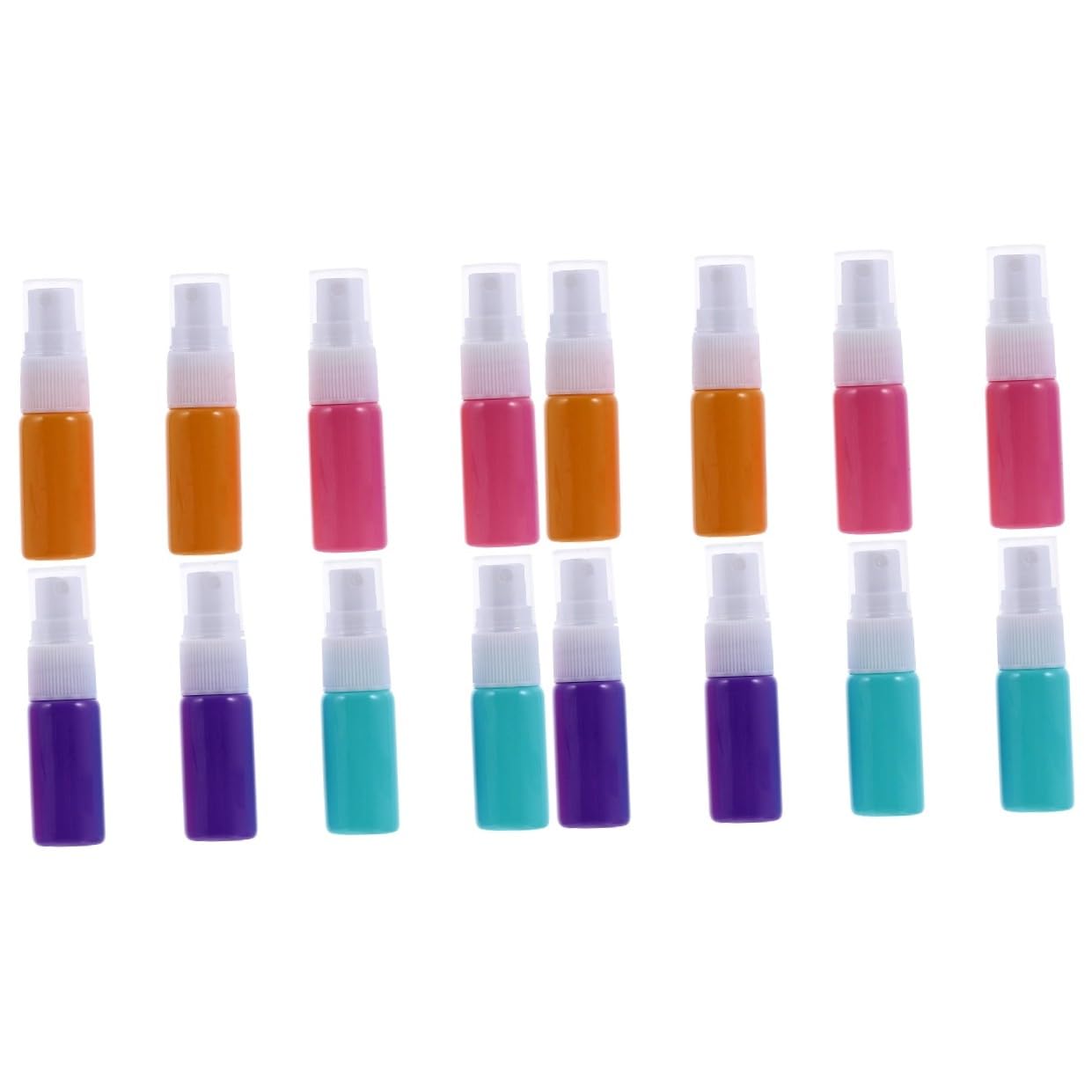 FRCOLOR 16 flaconi di profumo in, per la pulizia, per l'emulsione, per il trucco, da viaggio, per il trucco, da viaggio, da viaggio