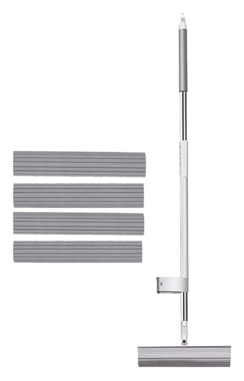 Mop éponge pour nettoyage des sols : balai avec recharges pour parquet et carrelage