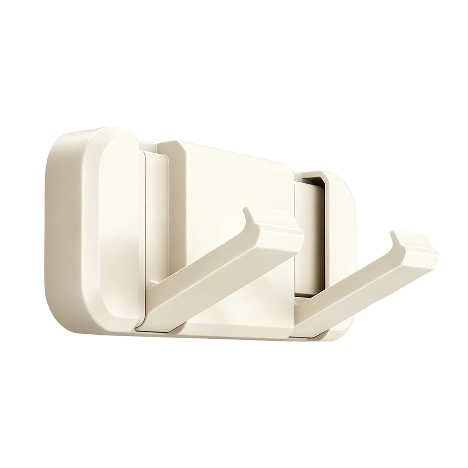Tuxoiou Over Door Hanger, The Door Hooks, Foldable Coat Hooks, No Drilling Adhesive Coat Hangers for Hanging Coats Hats Keys B