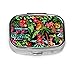 Produktbild Hawaiian Aloha Custom Fashion Silber Quadrat Pillendose Medizin Tablet Halter Wallet Organizer Fall für Tasche oder Geldbörse