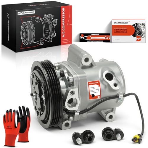 A-Premium Air Conditioner AC Compressor with Clutch...