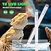 Hygger zoo 3-Pack UVB Reptile Light 10.0 Bulb 15W T8 Fluorescent Desert Lamp UVA for Bearded Dragon Tortoise Reptile & Amphibian