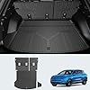 LUMWAY Tapis de coffre pour 2024 2025 2026 Chevy Equinox EV, Tapis de coffre avec tapis de dossier Tapis de siège arrière toutes saisons pour 2024-2026 Accessoires Chevrolet Equinox EV comprenant des