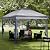 GDY 11x11 Pop Up Canopy Tent, Outdoor Canopy with Netting, Outdoor Gazebo for Backyard, Tent with Handbag, Blue.