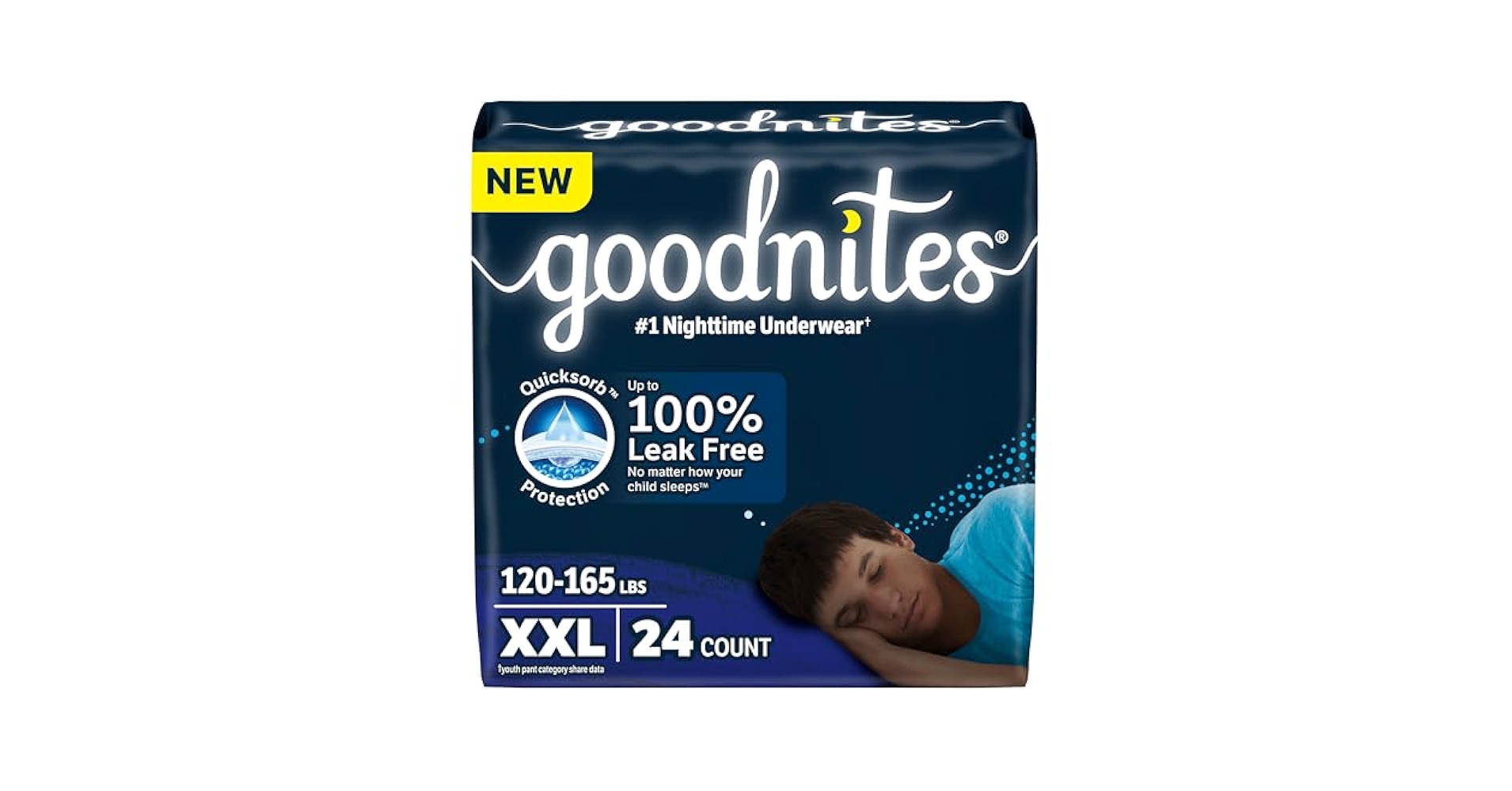 GoodNites 紙おむつ XXL 18枚入 男の子用 Amazon.com: Goodnites Boys' Nighttime Underwear, Size XXL