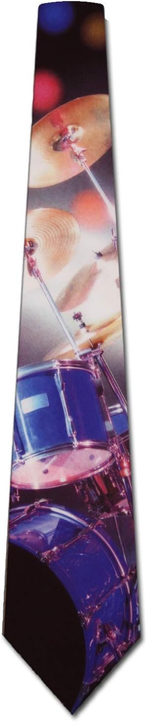 Three Rooker Drums tie Mens Percussion Neckties by The Necktie Company