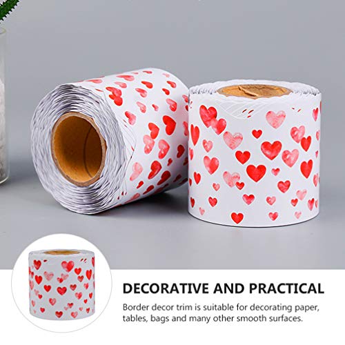 NUOBESTY Bordas de Quadro de Avisos de Coração de Exibição Decorativos para Decorações de Salas de A