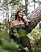 Scarlet Darkness Ren Faire Belts for Women Medieval Waist Cincher Bustier Belt for Party Green Size 8