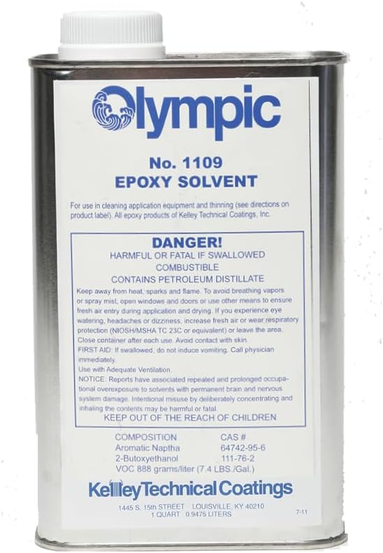 Olympic Pool Paint - Epoxy Solvent - 1 Quart