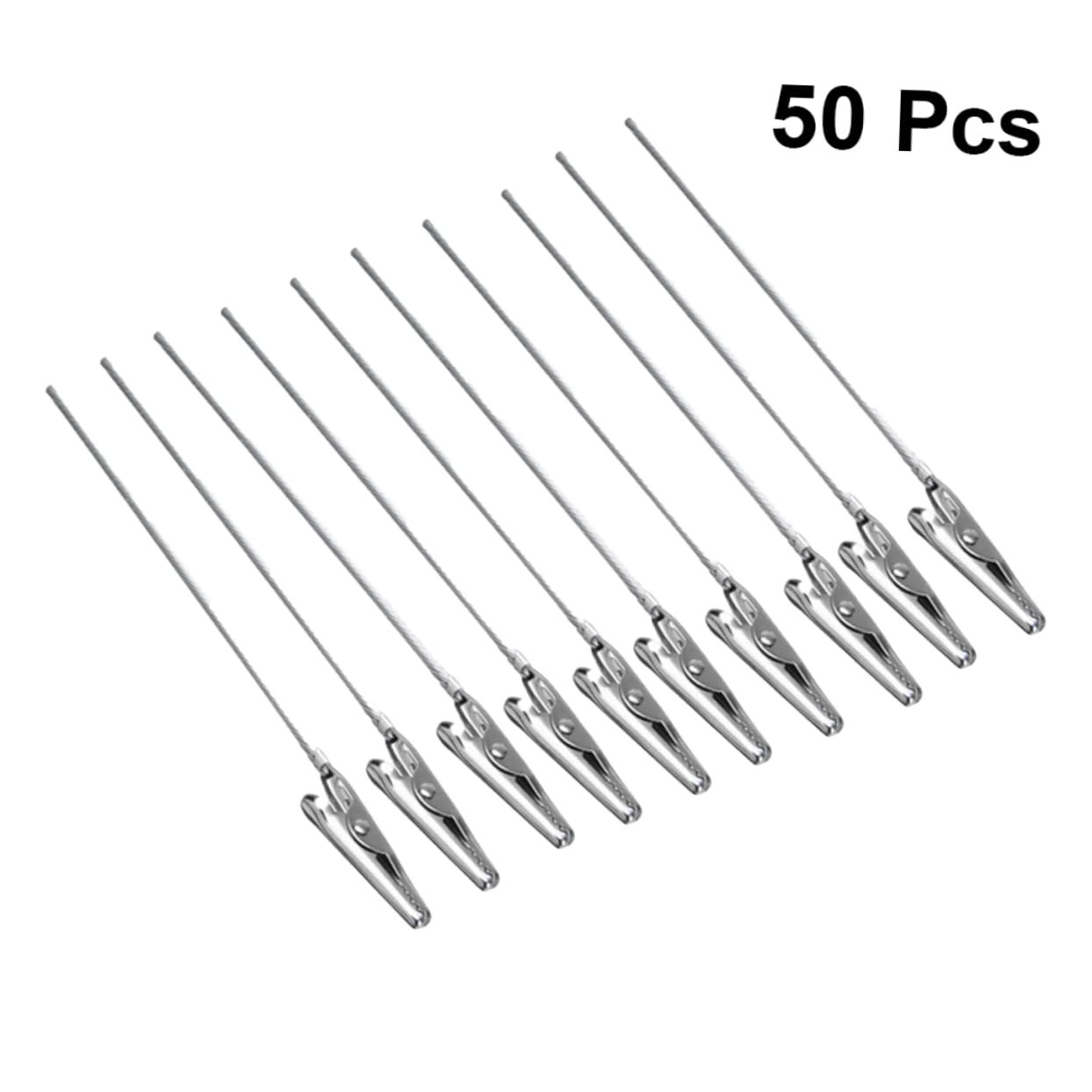 NUOBESTY Lot De 3 Pinces À Queue Métallique Pour Porte-mémo Photo 50 Pièces X 3