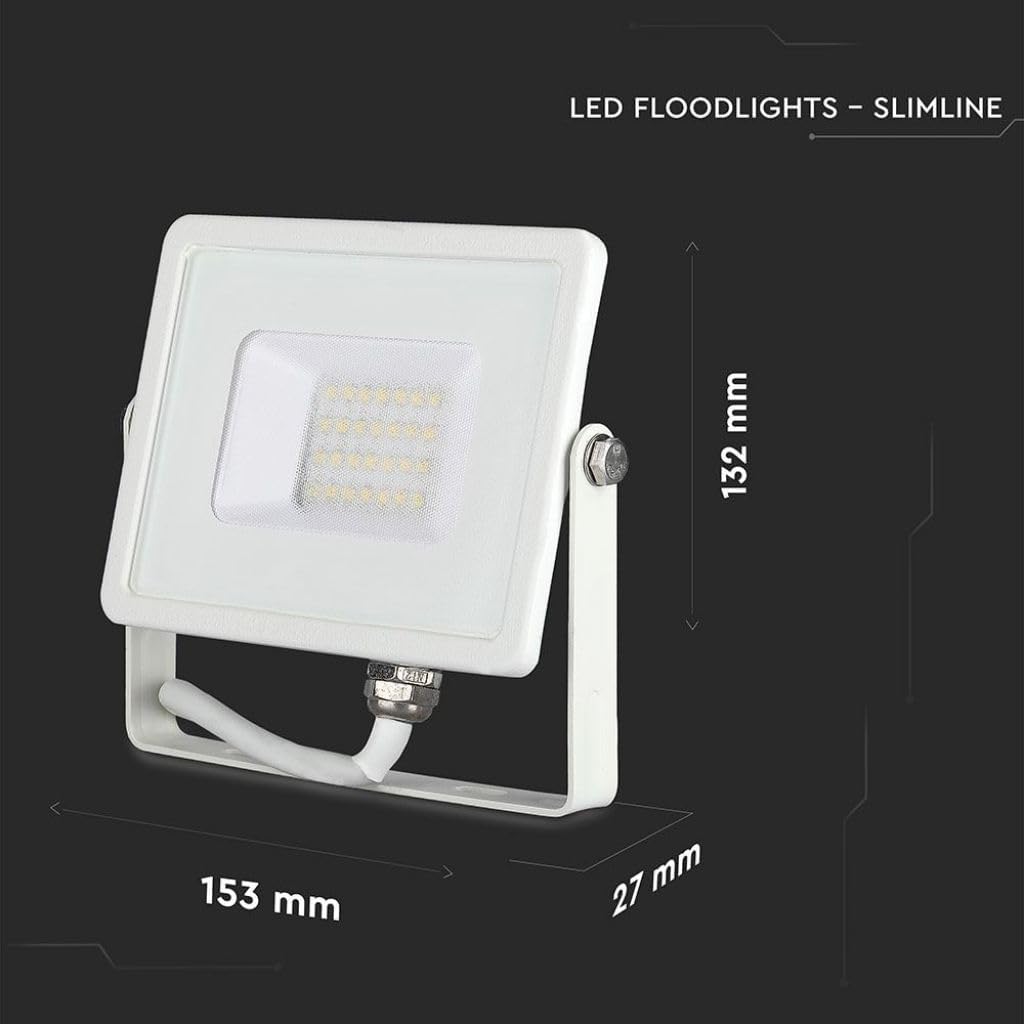 V-TAC LED Floodlight Dimensions